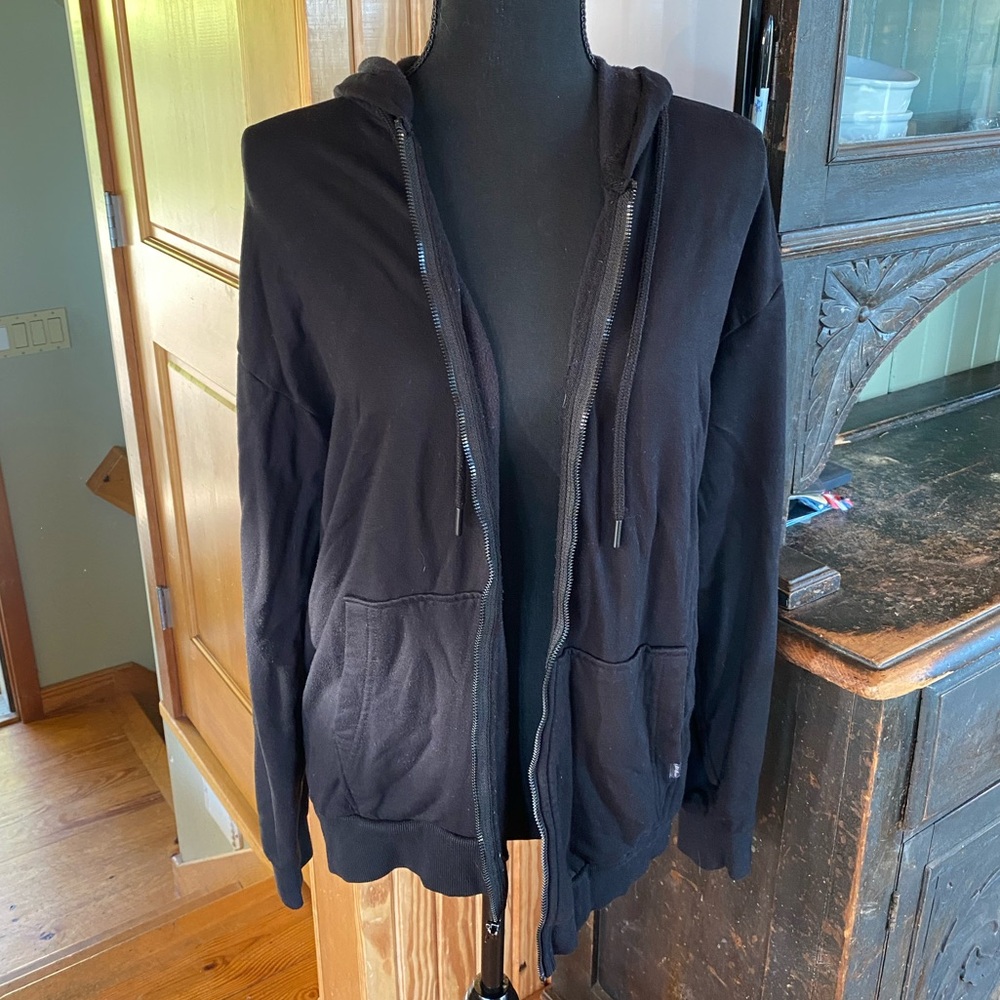 Black Zip Up Hoodie EDDIE BAUER